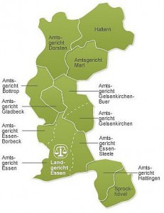 Landgerichtsbezirk Essen (Justiz-Website)