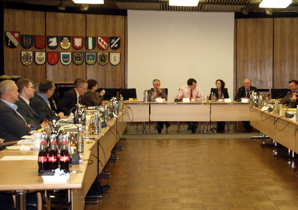 Sitzung Stärkungspaket im Dorstener Ratssaal; Foto entnommen Website Stadt Dorsten
