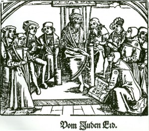 Ablegung des so genannten Juden-Eids 1509 in Augsburg