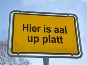 Schild in Münster