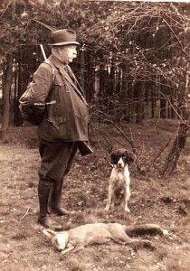 Dorflehrer Bücker als Jäger 1936 (Hervest)