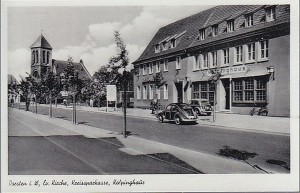 Kolpinghaus am Südwall neben der Sparkasse (Postkarte)