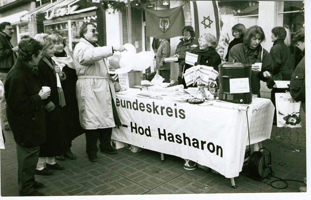 Informationsstand am Marktplatz