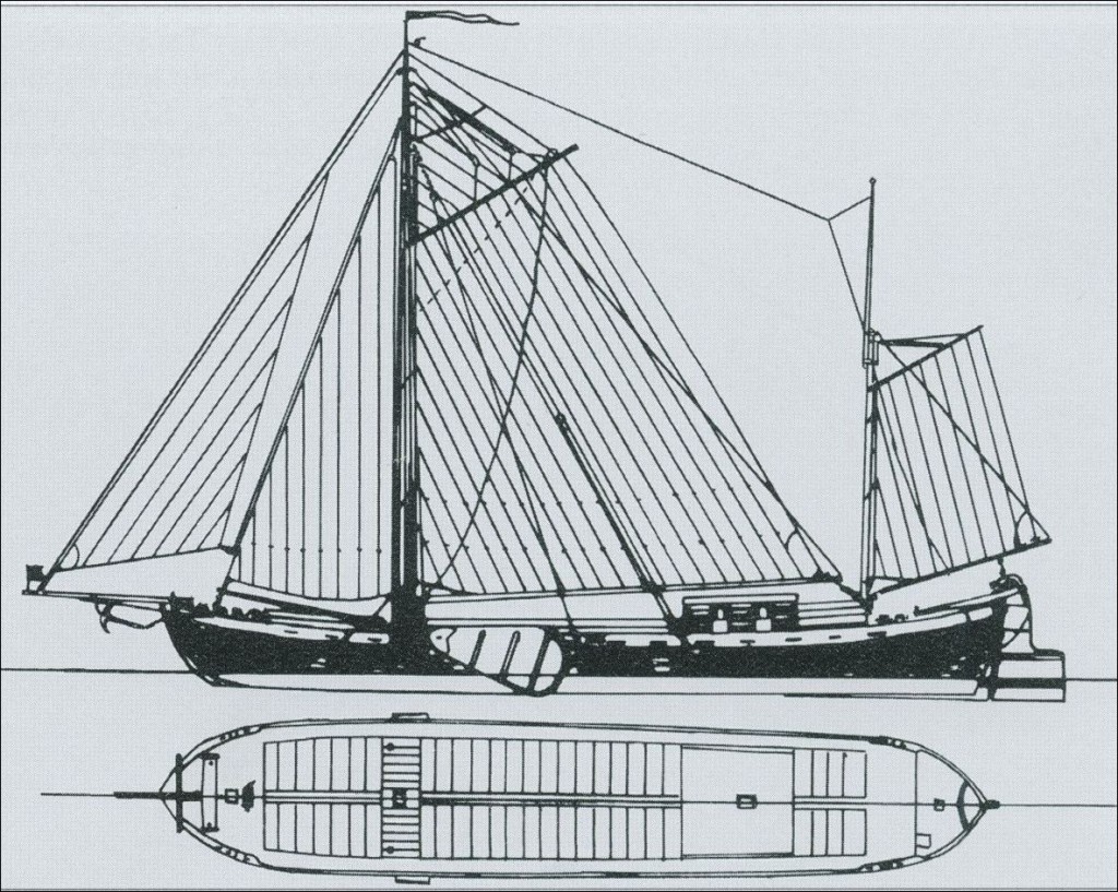 In Dorsten gebautes Schiff mit geringem Tiefgang