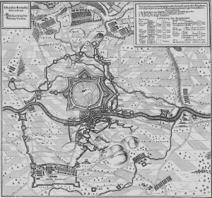 Merian-Stich Festung Dorsten 1642