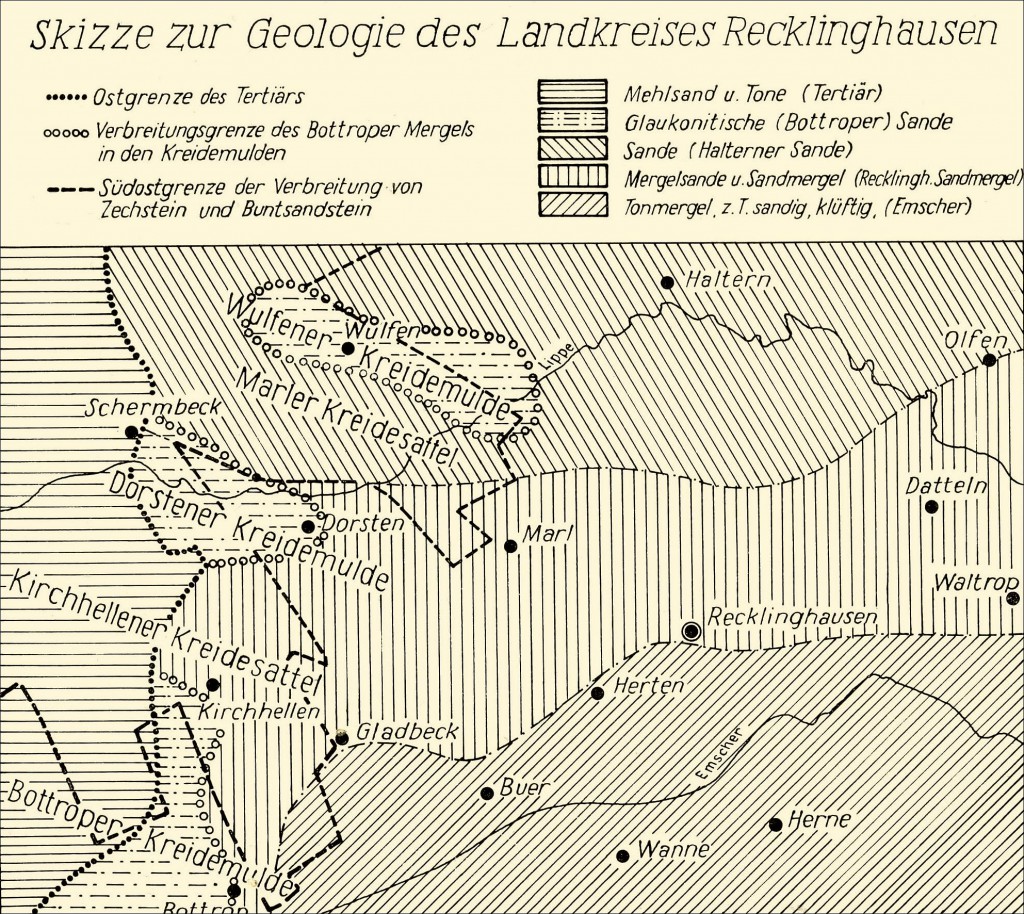 Karte zur Geologie