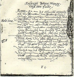 Aus dem Gerichtsbuch