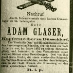 Todesanzeige Glasers