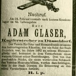 Todesanzeige Glasers