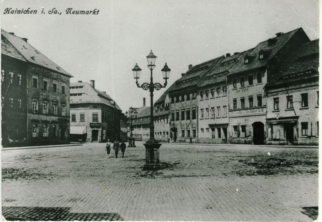 Hainichen vor der DDR-Zeit (Postkarte)