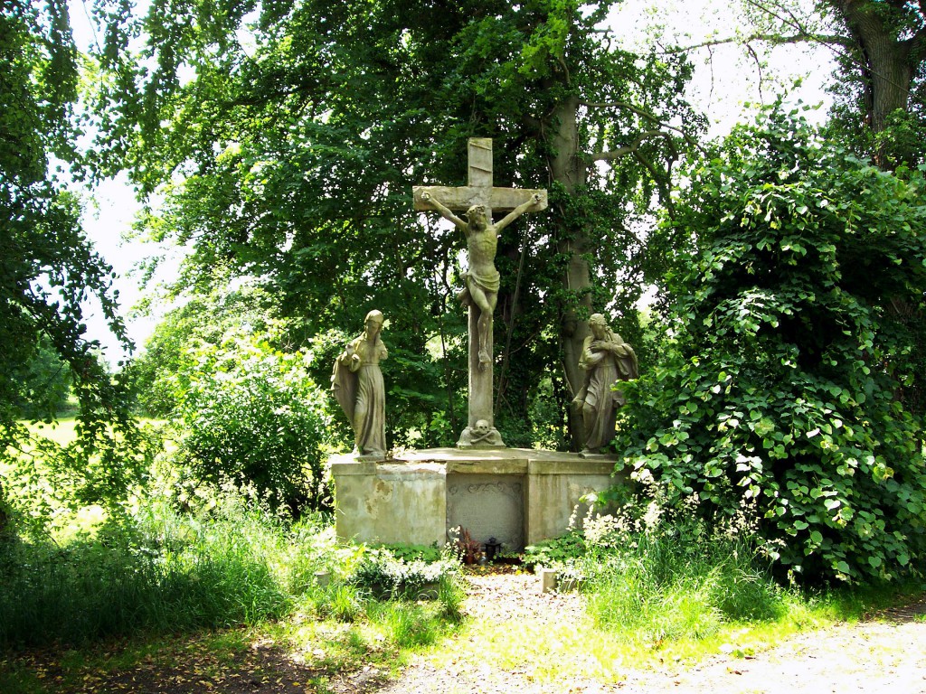 Barocke Kreuzigungsgruppe am Philosophenweg; Foto: Wolf Stegemann