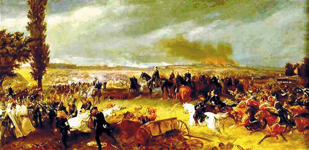 Schlacht von Königgrätz, Gemälde von Georg Bleibtreu