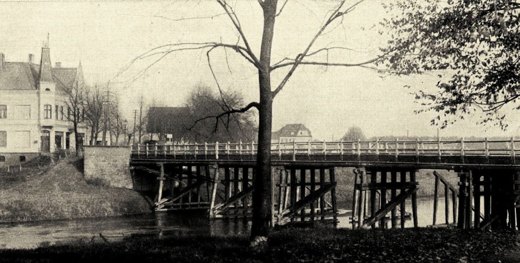 Alte Holzbrücke, abgebrochen 1927