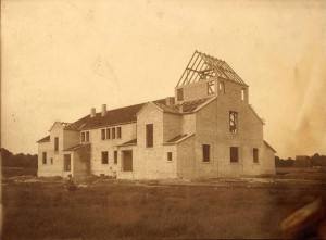 Die KIrche im Bau 1923