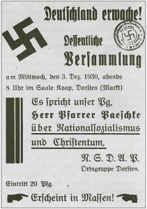 NSDAP-Handzettel 1930