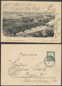 POstkarte aus Tsingtau 1903