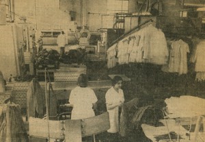 In der Halle 1978 (Zeitungsbild)