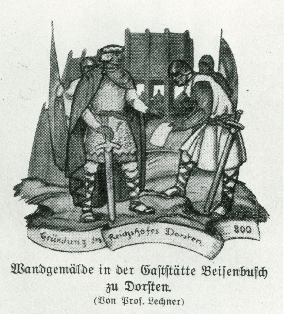 Wandgemälde erinnerte an den Reichshof