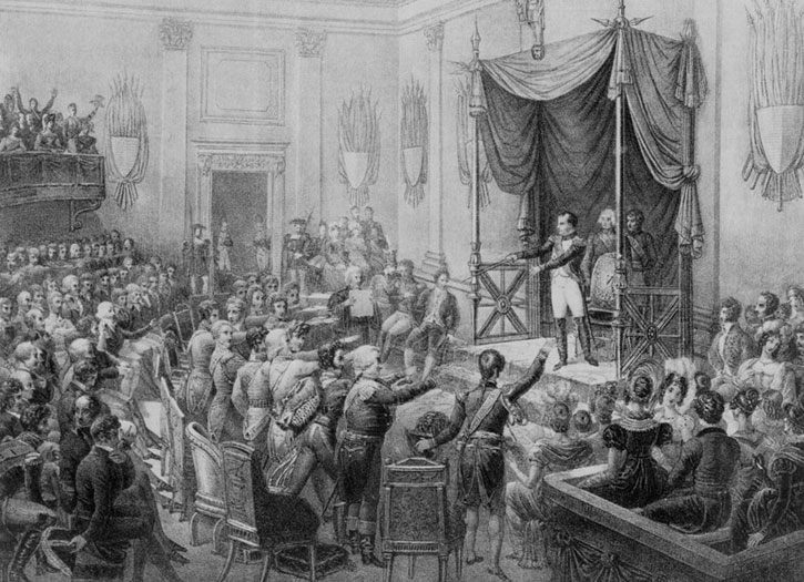 Napoleon vor dem Rheinbund