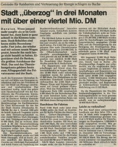 Ruhr Nachrichten vom 11. Mai 1984