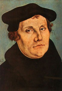 Martin Luther, Gemälde von Lukas Cranach d. Ä. ,
