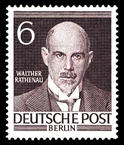 Walther Rathenau-Briefmarke 1952