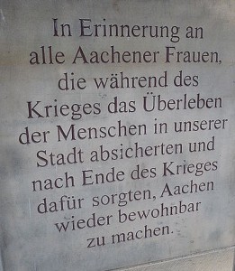 Denkmal in Aachen (2008)