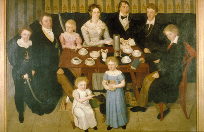 Familie von Vincke, Gemälde von Carl Joseph Haas (11775-1852) 