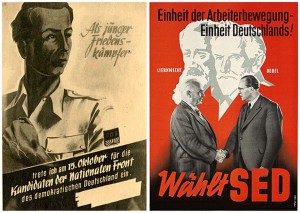 Wahlplakate in der DDR