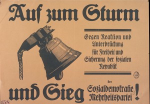 Wahlplakat 1920; Bundesarchiv